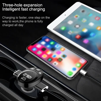 Bluetooth 5.0 FM Transmitter 3.1A Car Kit MP3 Modulator Player Wireless Handsfree Audio Receiver Dual USB Fast Charger
Bluetooth 5.0 FM Transmitter 3.1A Car Kit MP3 Modulator Player Wireless Handsfree Audio Receiver Dual USB Fast Charger