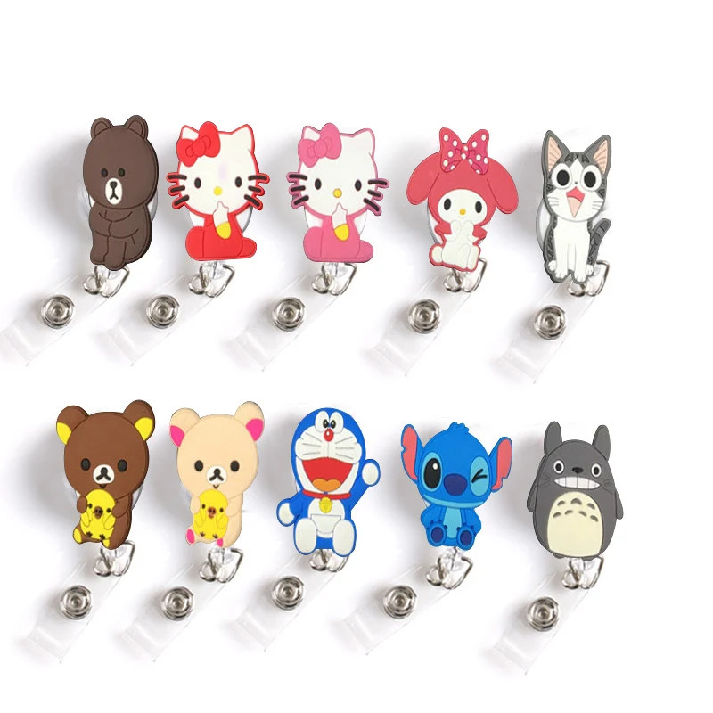 Telescopic Cartoon Retractable Badge Holder Reel Bus ID card student nurse Name Card Plastic PVS Badge Holder Office Supplies
Telescopic Cartoon Retractable Badge Holder Reel Bus ID card student nurse Name Card Plastic PVS Badge Holder Office Supplies