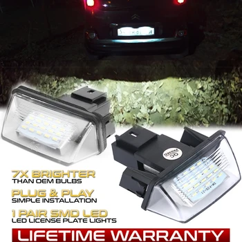 2x For Peugeot 206 207 306 307 308 406 407 5008 Partner Car LED License Number Plate Light Lamps Auto Accessories Car Styling
2x For Peugeot 206 207 306 307 308 406 407 5008 Partner Car LED License Number Plate Light Lamps Auto Accessories Car Styling