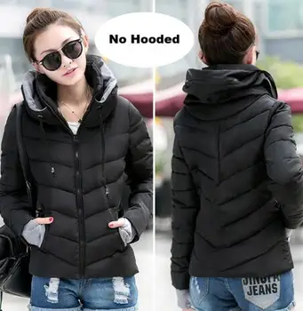 Hot 2020 short parkas women solid cotton jacket oversized stand collar slim coats
Hot 2020 short parkas women solid cotton jacket oversized stand collar slim coats