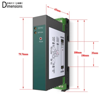 Signal Isolators 0-10v to 4-20ma Current Conversion Voltage Module Analog Quantity Transmission 0-5v Output
Signal Isolators 0-10v to 4-20ma Current Conversion Voltage Module Analog Quantity Transmission 0-5v Output