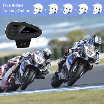 V8 Motorcycle Helmet Intercom Helmet Headset For Headphones 5 Pilots BT Intercoms FM Radio NFC Remote Control Hot Sale 
V8 Motorcycle Helmet Intercom Helmet Headset For Headphones 5 Pilots BT Intercoms FM Radio NFC Remote Control Hot Sale
