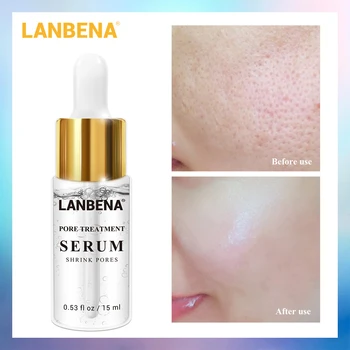 LANBENA Pore Treatment Serum Facial Oily Control Nose Blackhead Remover Essence Firming Moisturizing Repairing Skin Care
LANBENA Pore Treatment Serum Facial Oily Control Nose Blackhead Remover Essence Firming Moisturizing Repairing Skin Care