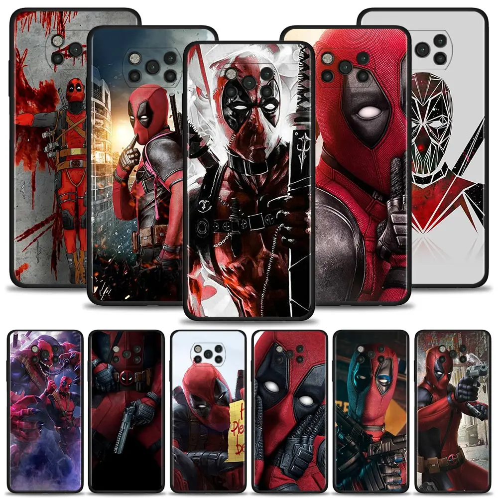 Чехол для телефона Marvel Дэдпул Xiaomi POCO X3 NFC M3 Pro F3 GT F1 чехол Mi 11T 10T 9T 11 Note 10 Lite Civi Fundas |