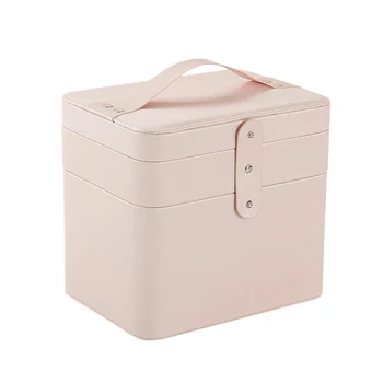 Makeup Organizer Cosmetic Storage Box PU Leather Container Multi-Function Desktop Storage Portable Cosmetic Case with Mirror
Makeup Organizer Cosmetic Storage Box PU Leather Container Multi-Function Desktop Storage Portable Cosmetic Case with Mirror