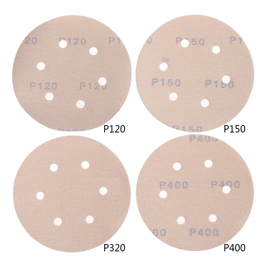10PCS 6 Inch 6 Holes Sanding Discs 10PCS 120 150 320 400 Grit Sandpaper Assortment Hook and Loop Sander Paper
10PCS 6 Inch 6 Holes Sanding Discs 10PCS 120 150 320 400 Grit Sandpaper Assortment Hook and Loop Sander Paper