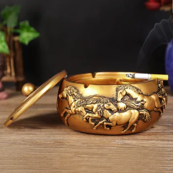 Home Bedroom Creative Personality Ashtray Multi-functional Horse To Successful Environmentally Friendly Resin Process c
Home Bedroom Creative Personality Ashtray Multi-functional Horse To Successful Environmentally Friendly Resin Process c