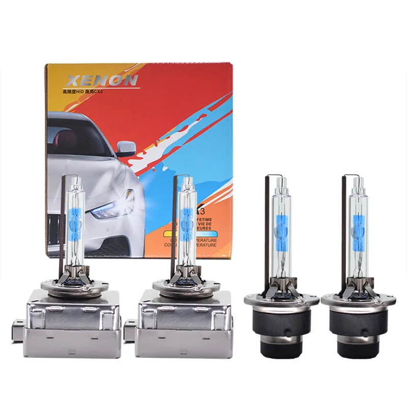 SKYJOYCE 2PCS 35W D2S 5500K Xenon Bulbs High Bright D1S D2S D3S D4S Car Headlight HID Lamps With All Metal Base Protection (1)