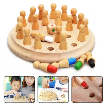 Kids Puzzle Toys Wooden Memory Chess Game Fun Block Board Game Educational Color Cognitive Ability Toy for Children
Kids Puzzle Toys Wooden Memory Chess Game Fun Block Board Game Educational Color Cognitive Ability Toy for Children
