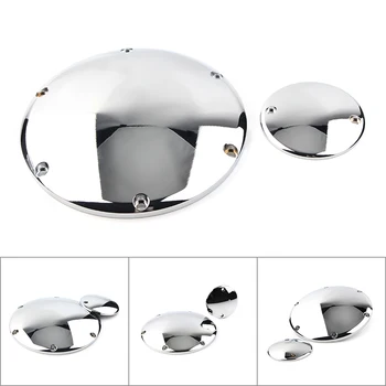 2Pcs Motorcycle Derby Timer Timming Clutch Cover for Harley Sportster XL1200 Iron 883 2004-2009 2010 2011 2012 2013 Chrome CNC 
2Pcs Motorcycle Derby Timer Timming Clutch Cover for Harley Sportster XL1200 Iron 883 2004-2009 2010 2011 2012 2013 Chrome CNC