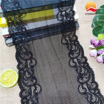E1453*20CM Lace elastic lace fabric ribbon for fabric wedding elastic lace decoration white large edge
E1453*20CM Lace elastic lace fabric ribbon for fabric wedding elastic lace decoration white large edge