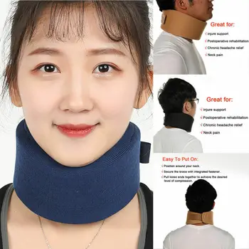 Home Textile Adjustable Pillow Therapy Unisex Soft Foam Cervical Collar Support Neck Brace Shoulder Pain Relief Health Care Tool 
Home Textile Adjustable Pillow Therapy Unisex Soft Foam Cervical Collar Support Neck Brace Shoulder Pain Relief Health Care Tool
