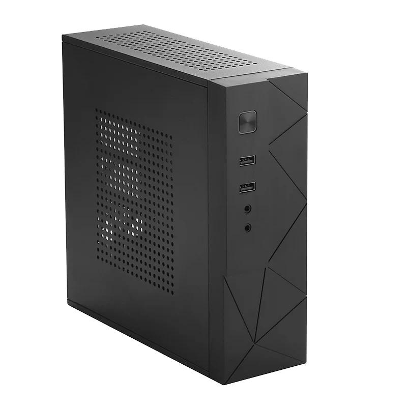 Настольный блок питания игровой HTPC хост Офис Дом 2.0USB Mini ITX с отверстием радиатора