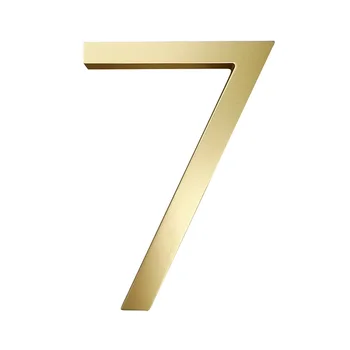 102mm Floating House Number Sign Golden Modern Building Signage Outdoor Huisnummer Numeros Casa Door Numbers Address Plate#7
102mm Floating House Number Sign Golden Modern Building Signage Outdoor Huisnummer Numeros Casa Door Numbers Address Plate#7
