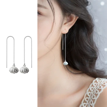 Mocanie Real 925 Sterling Silver Exquisite Shell Pearl Dangle Earring for Women Geometric Line Drop Earring Fine Jewelry Brincos
Mocanie Real 925 Sterling Silver Exquisite Shell Pearl Dangle Earring for Women Geometric Line Drop Earring Fine Jewelry Brincos