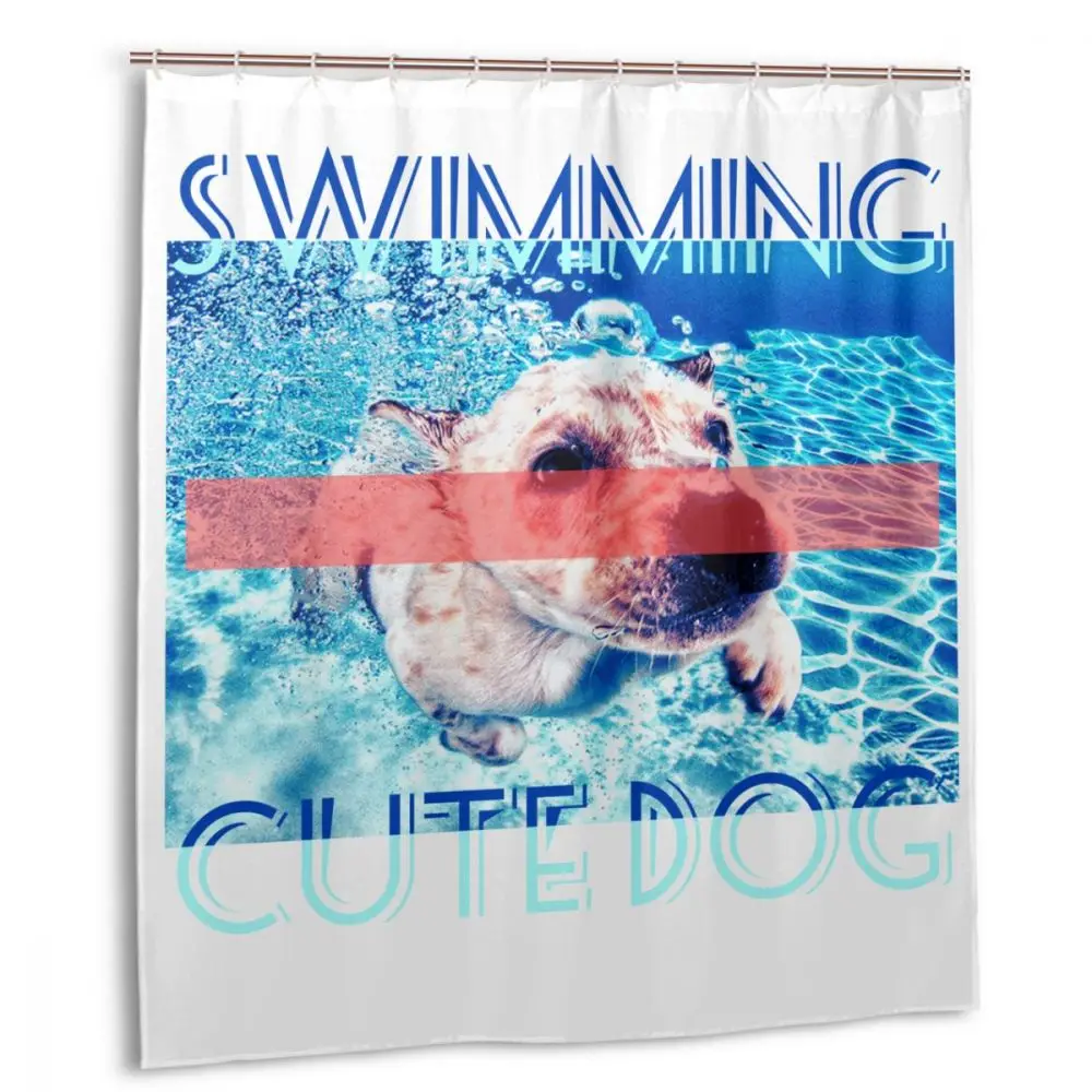 CHARM HOME Swimming Cute Corgi Dog Pool Party Plastic Shower Curtain 66x72 In Customized Bathroom Waterproof Polyester
CHARM HOME Swimming Cute Corgi Dog Pool Party Plastic Shower Curtain 66x72 In Customized Bathroom Waterproof Polyester