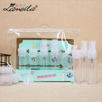 8Pcs Portable Travel Bottles Combo Cosmetics Storage Bottle PET Material with Storage Bag Refillable Bottles
8Pcs Portable Travel Bottles Combo Cosmetics Storage Bottle PET Material with Storage Bag Refillable Bottles