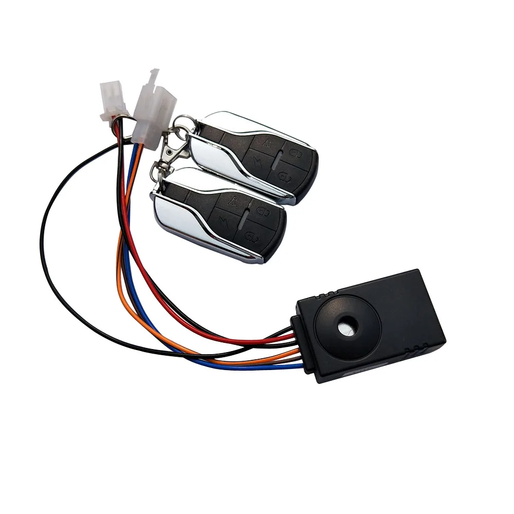 Excellent ebike alarm system 36V 48V 60V 72V with two switch for electric bicycle/scooter motorcycle tricycle e bike/brushless controller 4