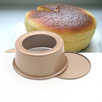 Round Cheesecake Pan with Removable Bottom 6 x 3 Inch cake mold
Round Cheesecake Pan with Removable Bottom 6 x 3 Inch cake mold