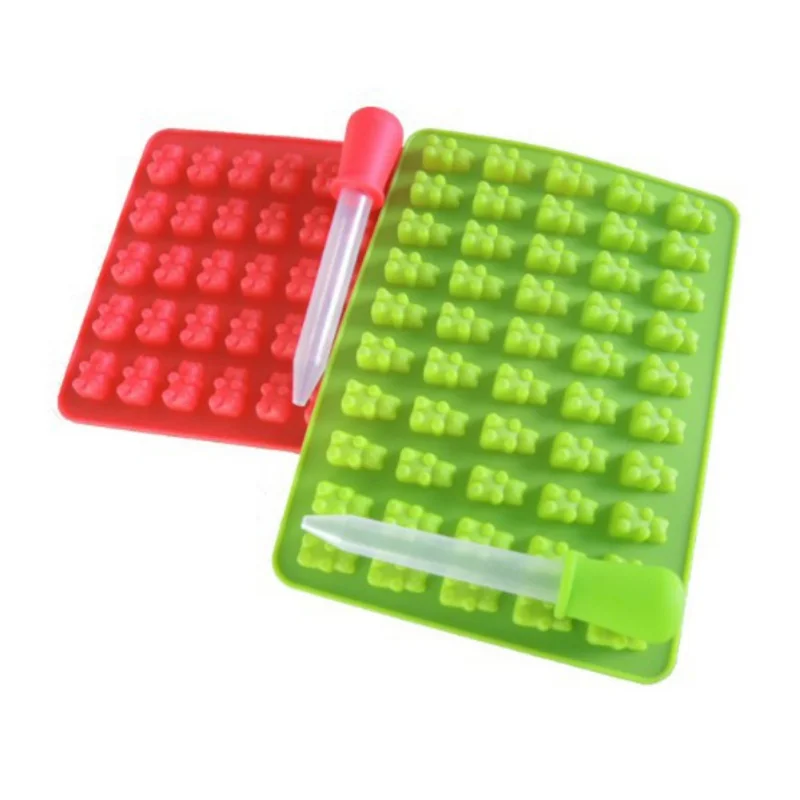 Silicone Forms Silicone Mold Gummy Bear Shape Bear Mould Jelly Bear Cake Candy Trays With Dropper Rubber Chocolate Maker 11%
Silicone Forms Silicone Mold Gummy Bear Shape Bear Mould Jelly Bear Cake Candy Trays With Dropper Rubber Chocolate Maker 11%
