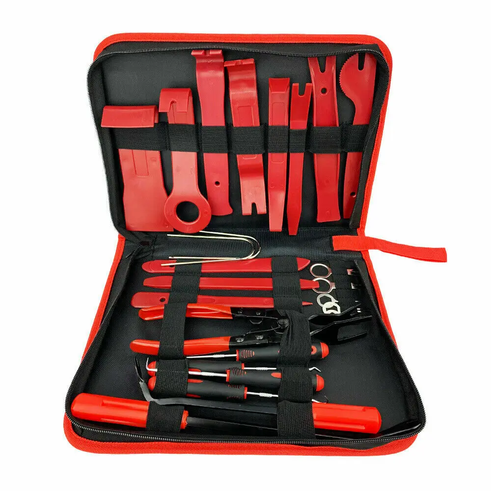 31pcs Hand Tool Kit Pry Disassembly Tool Interior Door Clip Panel Trim Dashboard Removal Tool Auto Car Opening Repair Tool Set
31pcs Hand Tool Kit Pry Disassembly Tool Interior Door Clip Panel Trim Dashboard Removal Tool Auto Car Opening Repair Tool Set