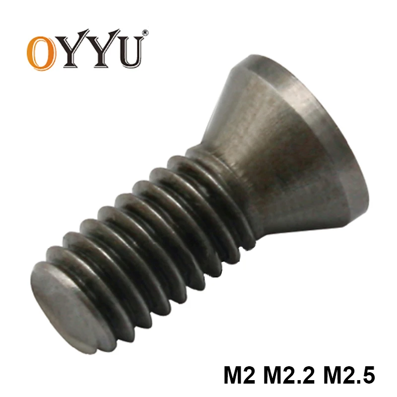 OYYU 50pcs Screw M2 M2.2 M2.5 M2.0*5 M2.0*6 M2.2*6 M2.5*6 M2.5*7 M2.5*8 for Lathe Tools Turning Carbide Inserts accessories