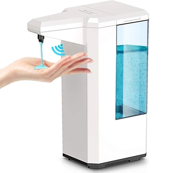 Automatic Liquid Hand Soap Dispenser - 500Ml Pressless Countertop Soap Dispenser Sensor Bottle for Home Bathroom
Automatic Liquid Hand Soap Dispenser - 500Ml Pressless Countertop Soap Dispenser Sensor Bottle for Home Bathroom