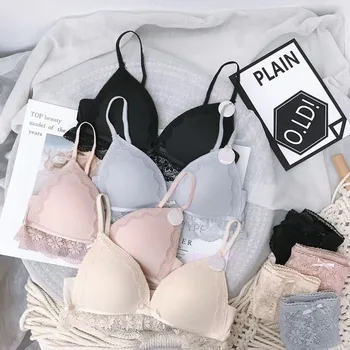 Women Sexy Backless Bra Panty Set Lace Front Closure Seamless Push Up Underwear Floral Briefs Wireless Lingerie Sets Wholesale
Women Sexy Backless Bra Panty Set Lace Front Closure Seamless Push Up Underwear Floral Briefs Wireless Lingerie Sets Wholesale