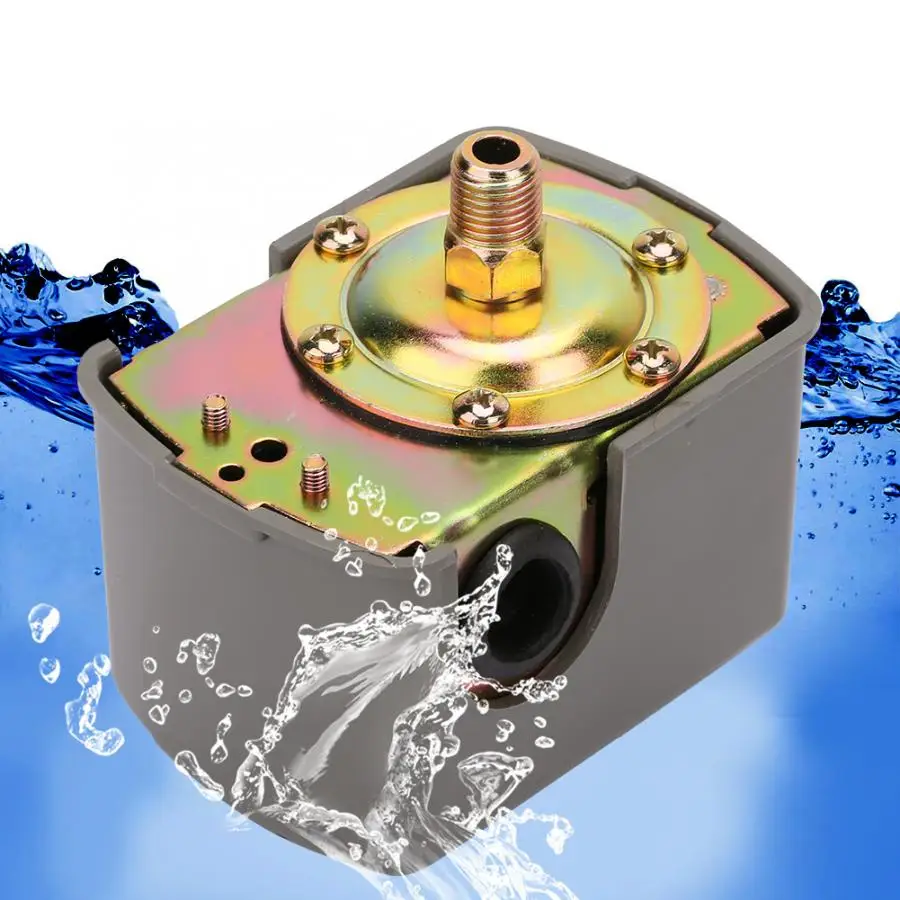 Water Pump Pressure Control Switch 0.8-5.0 bar Adjustable Double Spring Pole G1/4 pump level flow sensor
Water Pump Pressure Control Switch 0.8-5.0 bar Adjustable Double Spring Pole G1/4 pump level flow sensor