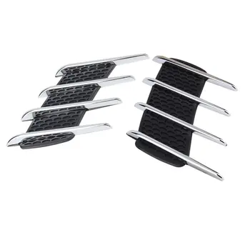 Universal Car Hood Side Flow Vent Fender Air Net Door Decals Auto Sticker DIY Simulation car shark gills outlet soft +ABS plated
Universal Car Hood Side Flow Vent Fender Air Net Door Decals Auto Sticker DIY Simulation car shark gills outlet soft +ABS plated
