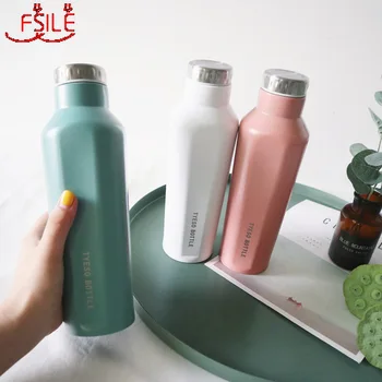 Simple and Creative 304 Stainless Steel Double-layer Polygon Insulation Personality Generous Square Beer Bottle Outdoor Portable
Simple and Creative 304 Stainless Steel Double-layer Polygon Insulation Personality Generous Square Beer Bottle Outdoor Portable