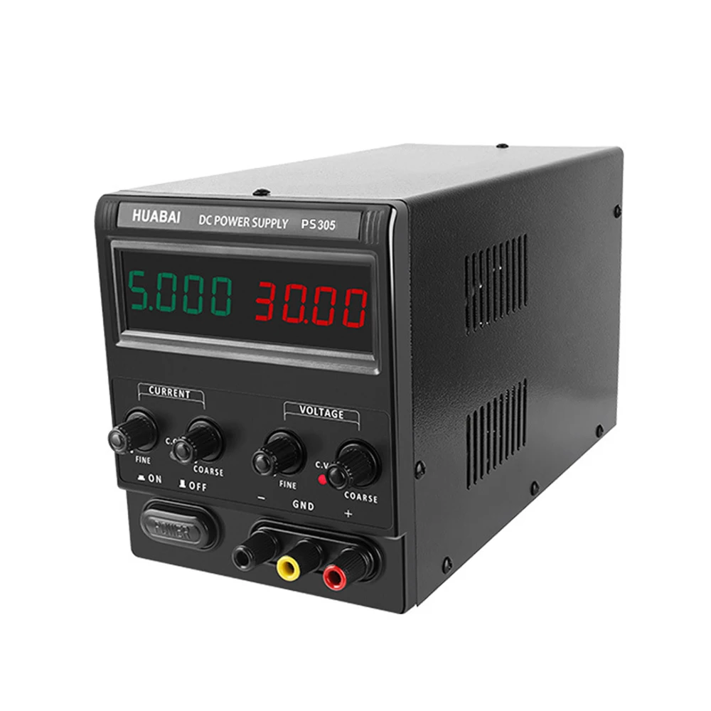 Voltage DC Regulated Power Supply Notebook Maintenance 30V 5A Adjustable Power Supply Four Digit Display Ps305
Voltage DC Regulated Power Supply Notebook Maintenance 30V 5A Adjustable Power Supply Four Digit Display Ps305