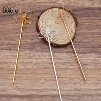 BoYuTe Wholesale (10 Pieces/Lot)32MM Metal Iron Flower Hair Stick Vintage Hair Accessories Diy Hand Made Jewelry Materials
BoYuTe Wholesale (10 Pieces/Lot)32MM Metal Iron Flower Hair Stick Vintage Hair Accessories Diy Hand Made Jewelry Materials