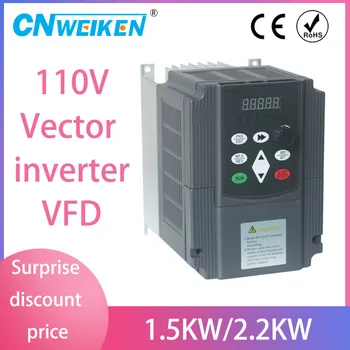 AC 110V Single Phase Input And Output 110V VFD Inverter Frequency Converter Manufactured With High-quality Electronic Components
AC 110V Single Phase Input And Output 110V VFD Inverter Frequency Converter Manufactured With High-quality Electronic Components