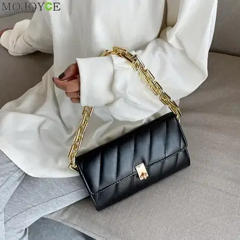 Fashion Women Chain Tote Bag PU Shoulder Handbags Lady Solid Flap Underarm Purse Multi-functional Female Festival Gifts
Fashion Women Chain Tote Bag PU Shoulder Handbags Lady Solid Flap Underarm Purse Multi-functional Female Festival Gifts