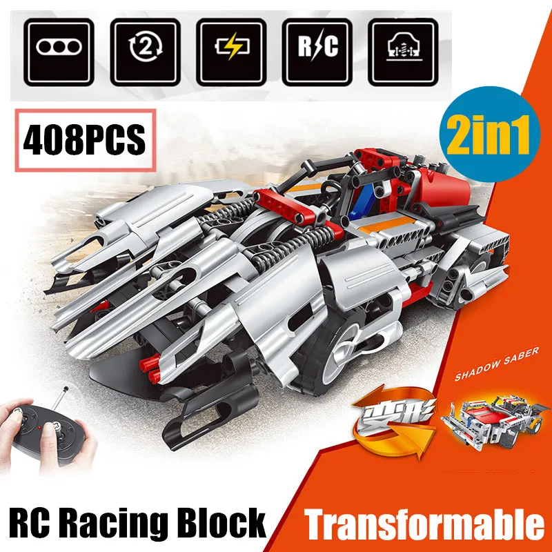 New Technic 2in1 Shadow Saber Racing Car Fit Technic Motor Power Functions Building Block Bricks Diy Model Kid Gift Birthday
New Technic 2in1 Shadow Saber Racing Car Fit Technic Motor Power Functions Building Block Bricks Diy Model Kid Gift Birthday