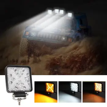 168W LED Work Light Bar Square Spotlight with DRL (3-wire x-shape) 12V 24V Offroad LED Light Bar For Truck Offroad Car SUV ATV
168W LED Work Light Bar Square Spotlight with DRL (3-wire x-shape) 12V 24V Offroad LED Light Bar For Truck Offroad Car SUV ATV