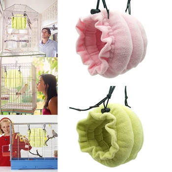 Pet Parrots Hut Hammock Winter Warm Birds Nests Hanging Hideaway Cave Bed Adjustable for Pet Parrots Squirrels TSH Shop 
Pet Parrots Hut Hammock Winter Warm Birds Nests Hanging Hideaway Cave Bed Adjustable for Pet Parrots Squirrels TSH Shop