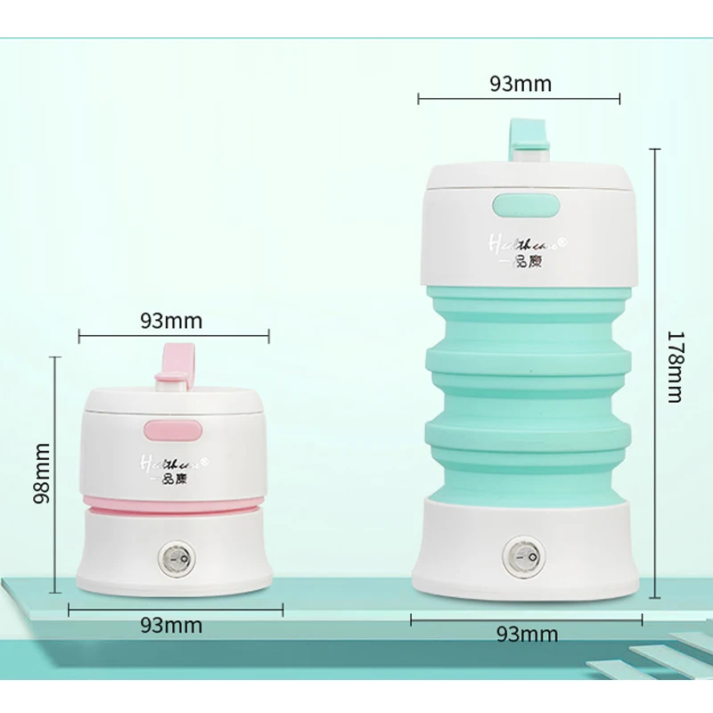Portable Kettle Travel Folding Insulation Electric Kettle Home Student Small Silicone Heating Kettle SH-209
Portable Kettle Travel Folding Insulation Electric Kettle Home Student Small Silicone Heating Kettle SH-209