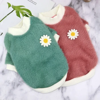 Soft Plush Dog Clothes Warm Puppy Cat T-Shirt Pet Clothing Small Medium Dogs Coat Jacket With Flower Accessory
Soft Plush Dog Clothes Warm Puppy Cat T-Shirt Pet Clothing Small Medium Dogs Coat Jacket With Flower Accessory