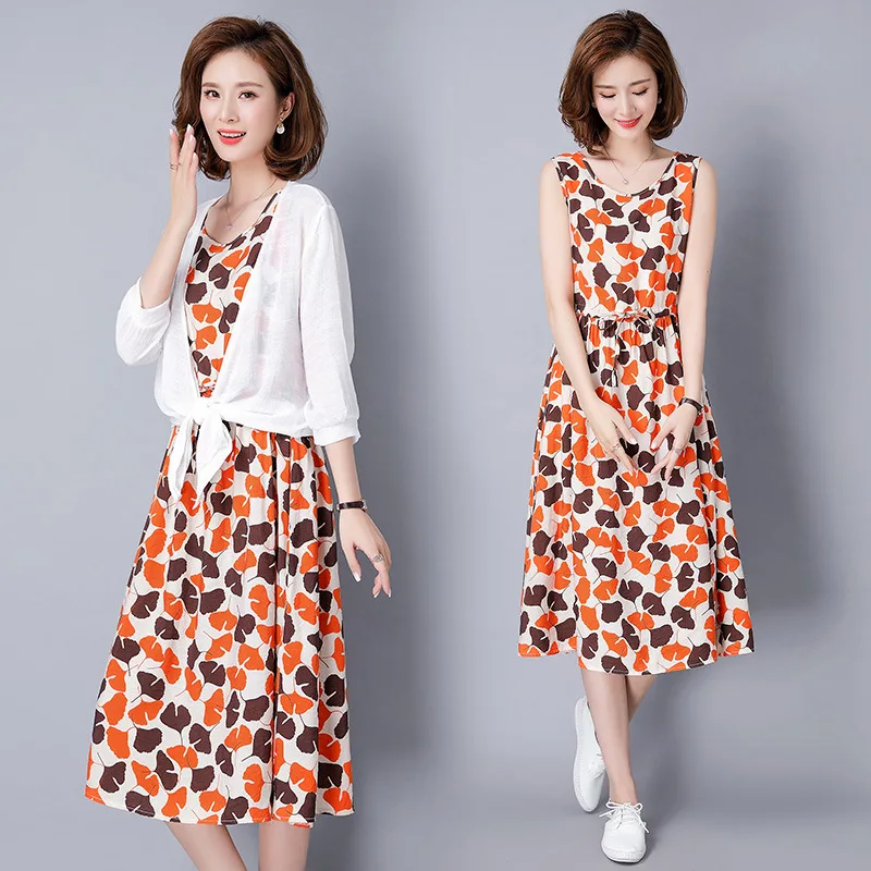 Short Sleeve Printed Korean-style Elegant Fashion Joint Set/Suit Skirt 2019 Summer Crew Neck
Short Sleeve Printed Korean-style Elegant Fashion Joint Set/Suit Skirt 2019 Summer Crew Neck