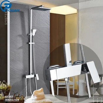 Rainfall Bathroom Shower Faucet Set Chrome Rainfall Shower Head 3-Ways Shower Set Brass Swivel Bathtub Spout Hot Cold Mixer Tap
Rainfall Bathroom Shower Faucet Set Chrome Rainfall Shower Head 3-Ways Shower Set Brass Swivel Bathtub Spout Hot Cold Mixer Tap
