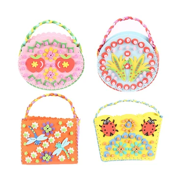 Arts and Crafts for Kids 1pc Eva Hand-woven Handmade Cute Bag DIY Material Bag Kids Girl Educational Toys Birthday Gifts
Arts and Crafts for Kids 1pc Eva Hand-woven Handmade Cute Bag DIY Material Bag Kids Girl Educational Toys Birthday Gifts