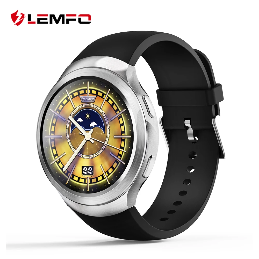 LEMFO LES2 3g Смарт-часы Android 1 ГБ 16 gps wifi Bluetooth мониторинг сердечного ритма 450 мАч