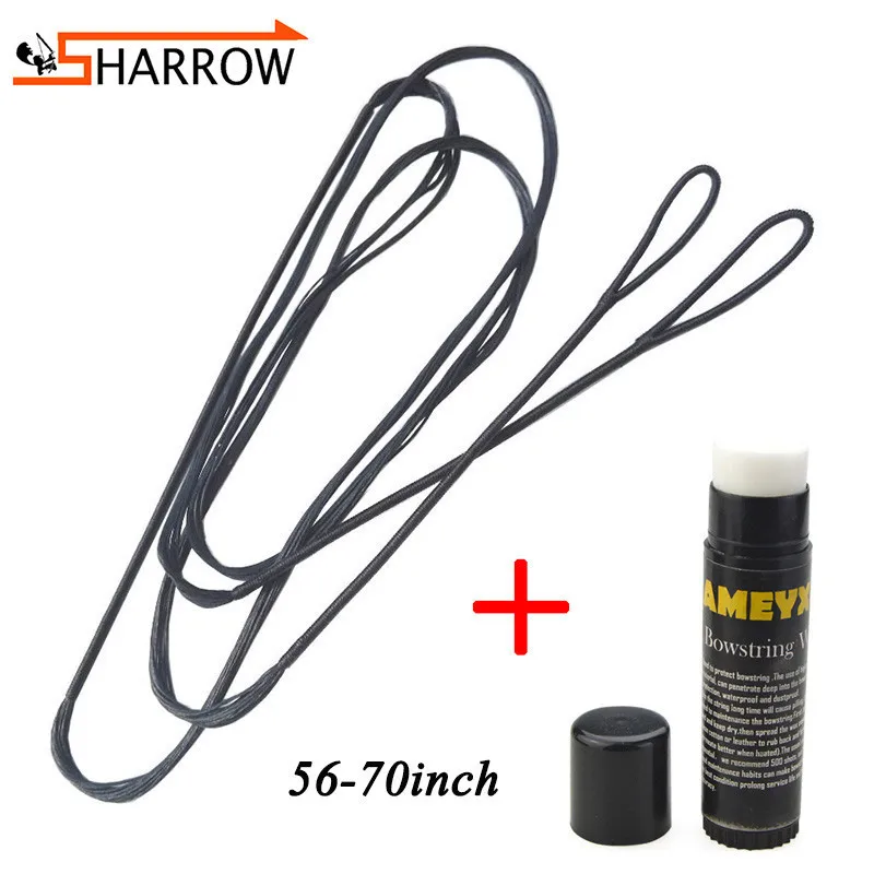 SHARROW Archery 12/14/16strands Bowstring Recurve Bow Replacement String for 56-70" Bow Hunting Shooting Accessories Bow String
SHARROW Archery 12/14/16strands Bowstring Recurve Bow Replacement String for 56-70" Bow Hunting Shooting Accessories Bow String