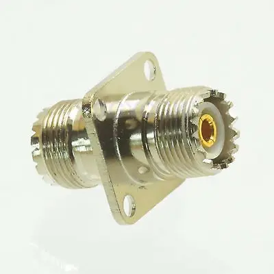 DHL/EMS 50 Sets*1pce Conversion Adapter UHF female F to SO239 female F flange panel for radio -h2
DHL/EMS 50 Sets*1pce Conversion Adapter UHF female F to SO239 female F flange panel for radio -h2