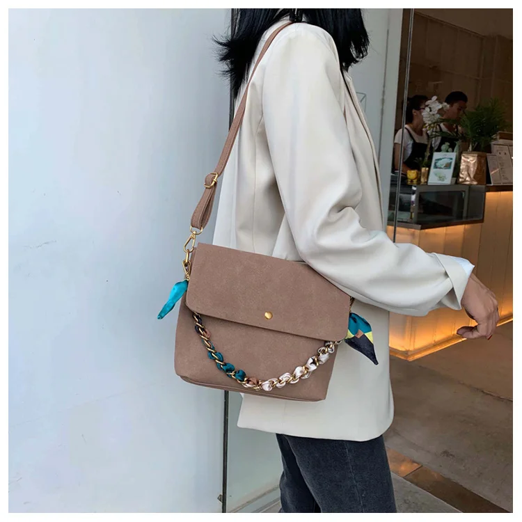 ABZC-Solid Color Scrub Leather Crossbody Bags for Women Chain Scarf Shoulder Messenger Bag Lady Winter Handbags and Purses
ABZC-Solid Color Scrub Leather Crossbody Bags for Women Chain Scarf Shoulder Messenger Bag Lady Winter Handbags and Purses