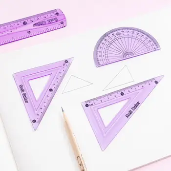 Creative Soft Ruler Students Special Soft Ruler Cartoon Ruler Four Sets of Straight Ruler Triangle Ruler Angle Ruler
Creative Soft Ruler Students Special Soft Ruler Cartoon Ruler Four Sets of Straight Ruler Triangle Ruler Angle Ruler