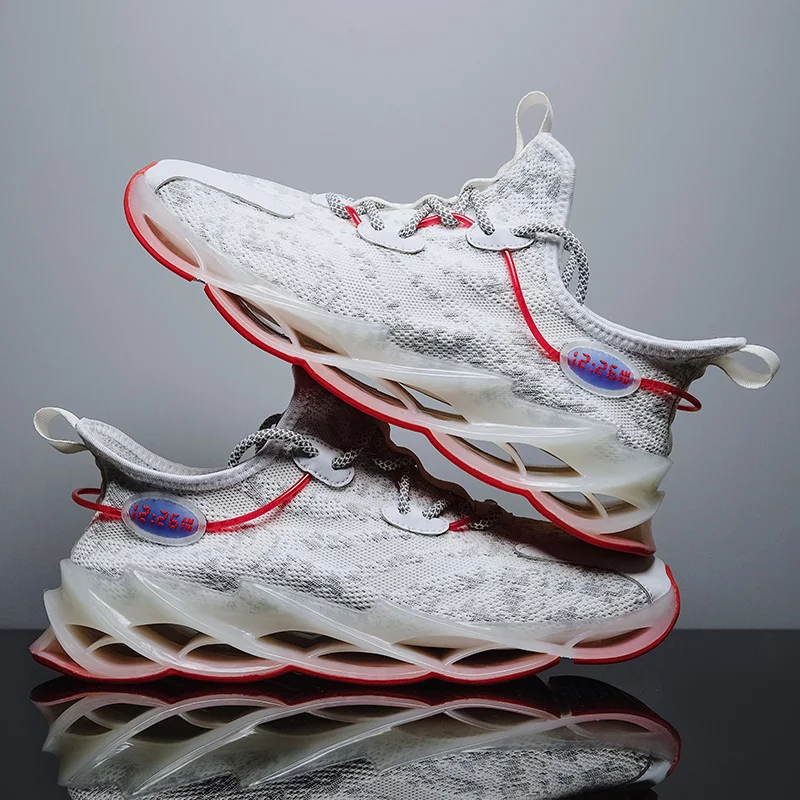 Men's blade damping running shoes breathable mesh professional sports shoes outdoor training jogging comfortable casual shoes
Men's blade damping running shoes breathable mesh professional sports shoes outdoor training jogging comfortable casual shoes