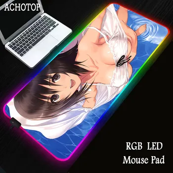 RGB Large Mouse Pad Sexy Anime Girl Gaming Mouse Pad Rubber Gamer Computer Mousepad Led Backlight Carpet XXL Keyboard Desk Mats
RGB Large Mouse Pad Sexy Anime Girl Gaming Mouse Pad Rubber Gamer Computer Mousepad Led Backlight Carpet XXL Keyboard Desk Mats
